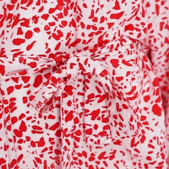 Palie Pink Leopard Long Cotton Kimono Duster, Leopard Beach Maxi Coverup, S-3X - Picture 10 of 10